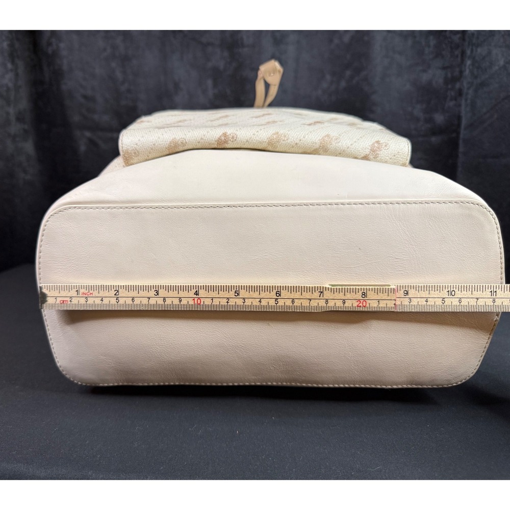 Coach Court Backpack Signature Horse and Carriage Chalk White Leather C4135 - Picture 9 of 16